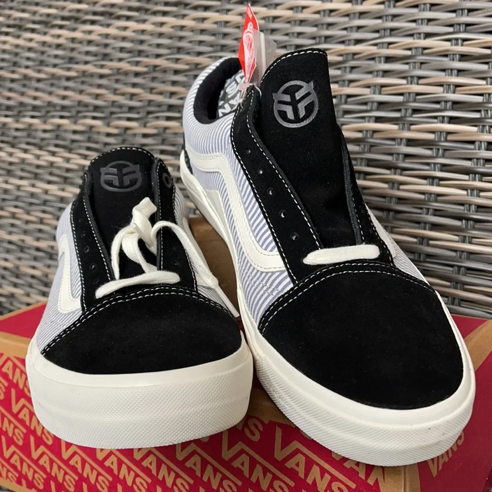 Vans Bmx Old Skool Federal Black/Bl Pinstripe WMNS
